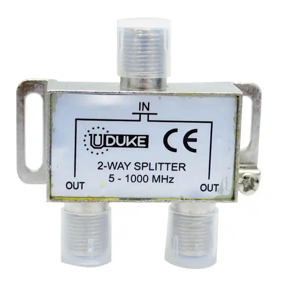 Splitter Tv Fino Holland X 2 (5-1000 Mhz) (ht30287) (espliter)