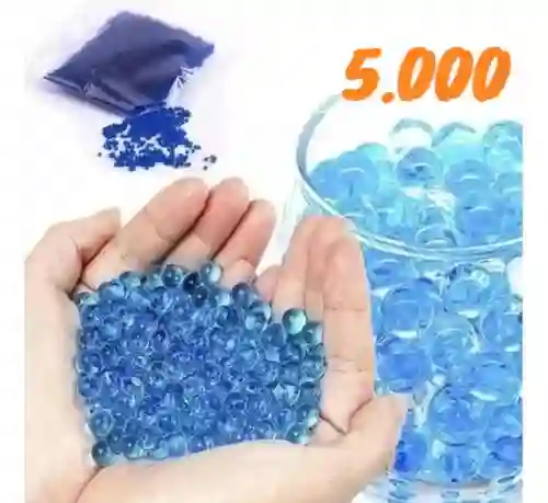 Bolitas De Gel Para Pistolas De Juguete Y Decoración X5.000 Unidades