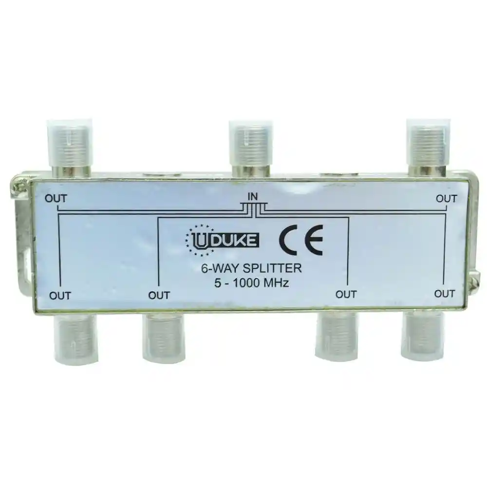 Splitter Tv Fino X 6 (5-2400 Mhz) (sp-1062) (ht30290) (espliter)
