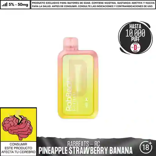 Pineapple Strawberry Banana - Rabbeats - Rc 10000 Aspiraciones