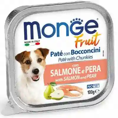 Monge Fruit Pate Con Bocconcini Salmon Y Pera 100g