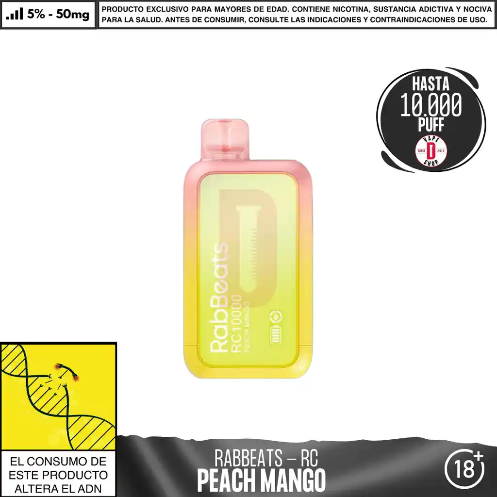 Peach Mango - Rabbeats - Rc 10000 Aspiraciones