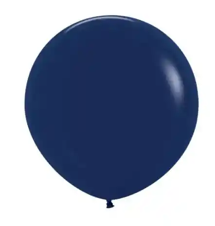Globo Bomba R-12 Fashion Azul Naval X12 Unds Sempertex