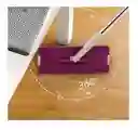 Mopa Plana Microfibra + Balde Escurridor + 2 Repuesto Lampazo
