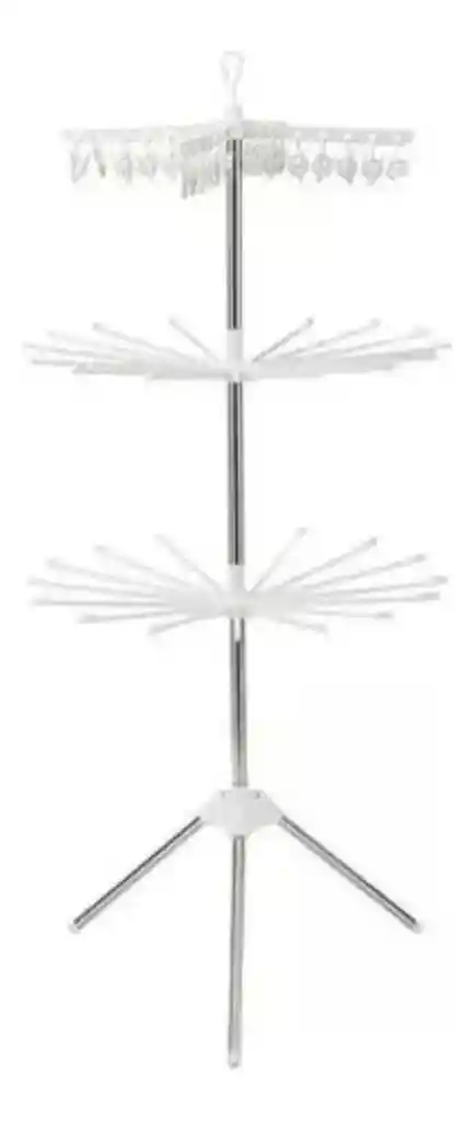 Tendedero Ropa Giratorio 360° Plegable Retráctil Colores