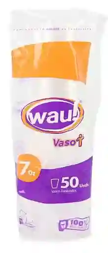 Paquete De Vasos Plasticos Desechables X50 - 7 Oz