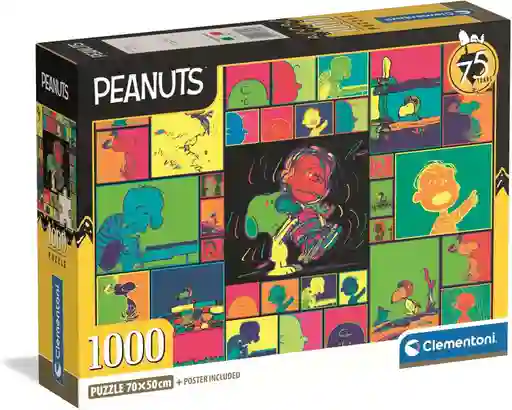Rompecabezas De 1000 Piezas Snoopy Clementoni Para Adultos