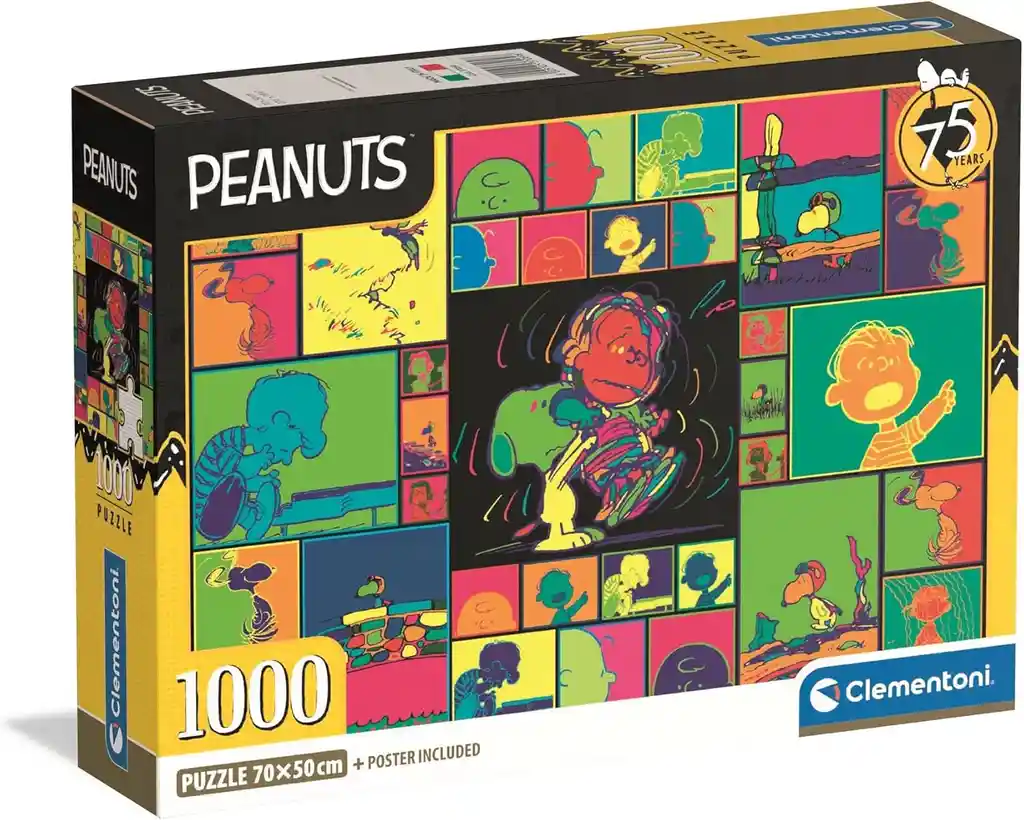 Rompecabezas De 1000 Piezas Snoopy Clementoni Para Adultos