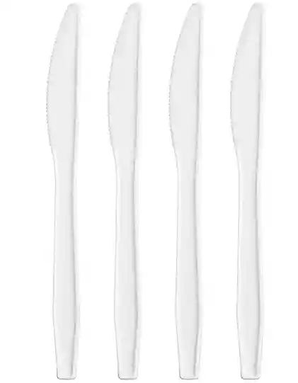 Paquete De Cuchillo Grande, Plasticos Desechables - X10