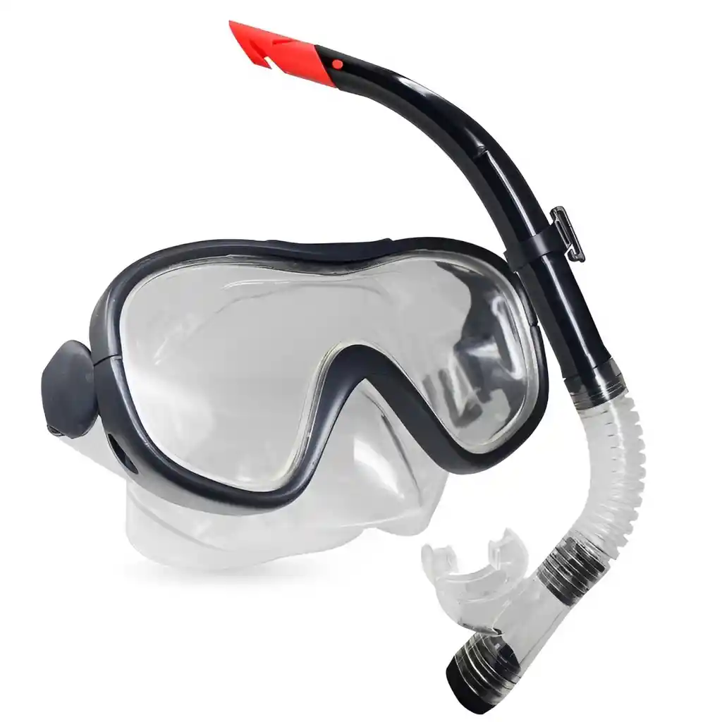 Careta Policarbonato Y Snorkel Sport