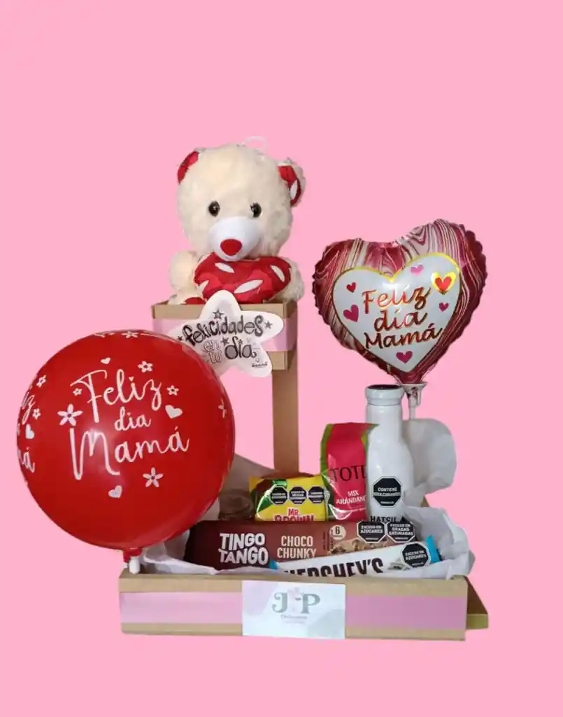 Detalle Sorpresa Feliz Dia De Las Madres Con Peluche