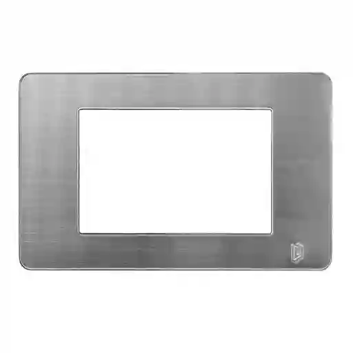 Tapa Luxor Acero Inoxidable Cuadrada Borde Cromado Duke Energy (v3-02ac)
