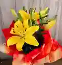 Flores - Lirio Japonés - Detalle Con Amor Para Regalo En Fecha Especial, Amor Y Amistad, Cumpleaños, Aniversarios, Condolencias, Graduación, Felicitación Y Agradecimiento.