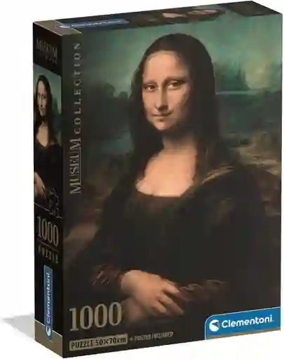 Rompecabezas 1000 Piezas Arte Mona Lisa Leonardo Clementoni