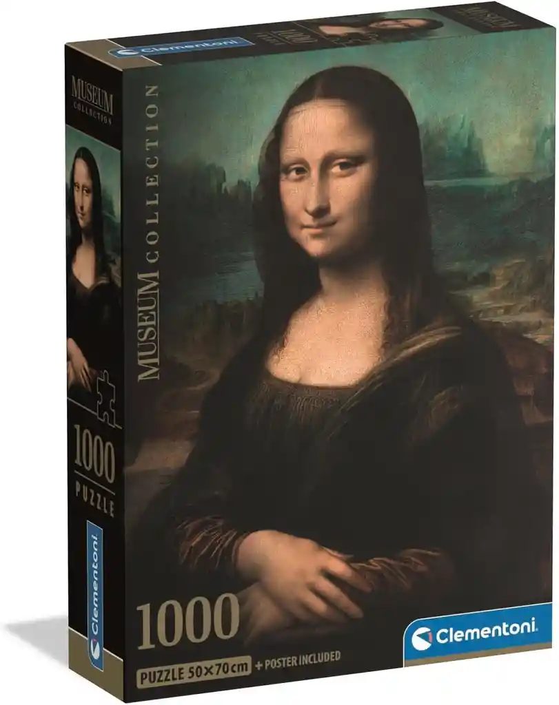 Rompecabezas 1000 Piezas Arte Mona Lisa Leonardo Clementoni