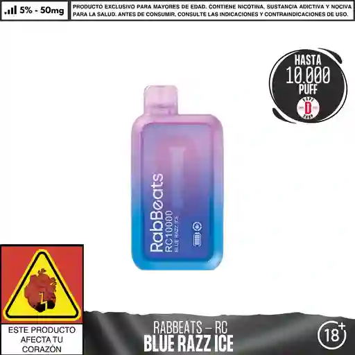 Blue Razz Ice - Rabbeats - Rc 10000 Aspiraciones