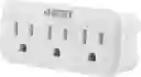 Toma Multiple X3 Pared Con Luz Guia Polo A Tierra