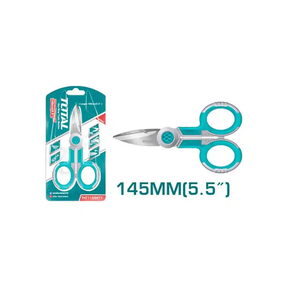 Tijera Electricista 5 1/2" Acero Inoxidable Total (tht1155871)
