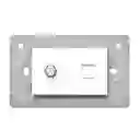 Toma Telefono + Tv Luxor Blanca Intercambiable Sin Tapa Duke Energy (v9-036)