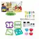 Kit Cortadores Para Sándwich Y Tenedores Bento Infantil