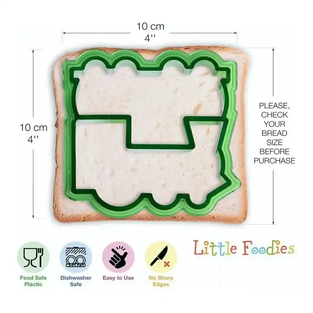 Kit Cortadores Para Sándwich Y Tenedores Bento Infantil