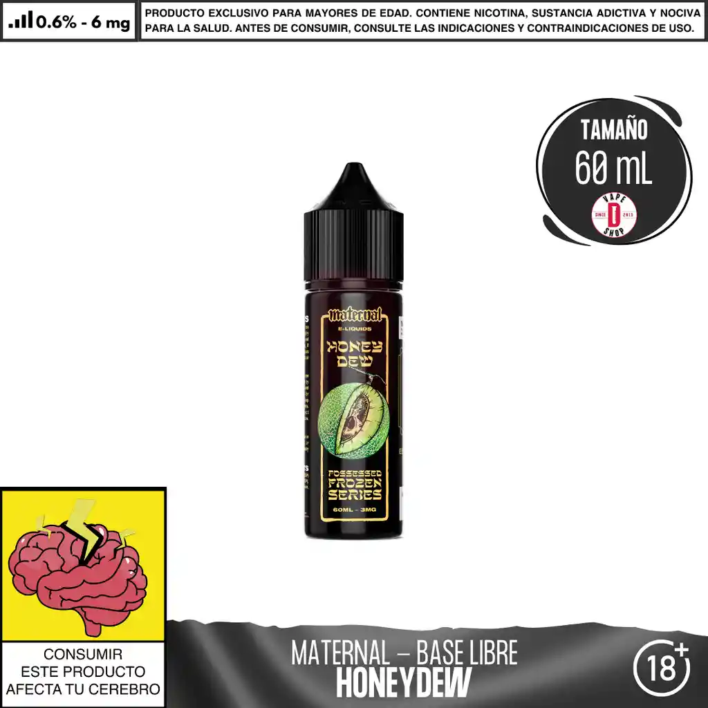 Honeydew By Maternal - 0.6%-6mg/60ml - Idmx