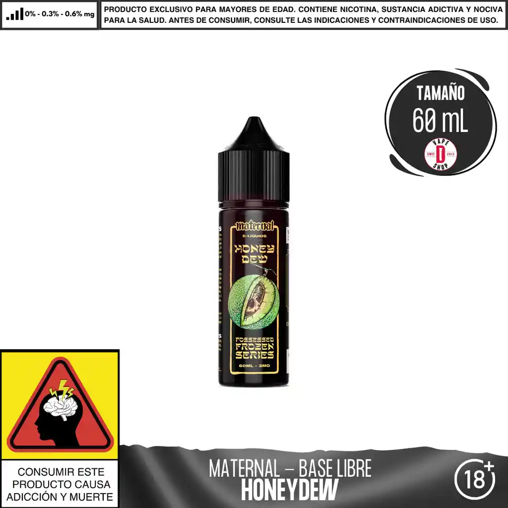 Honeydew By Maternal - 0.6%-6mg/60ml - Idmx