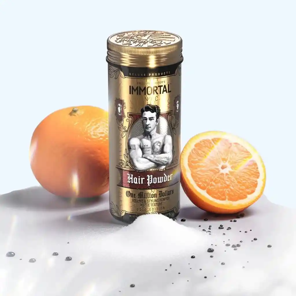 Hair Powder Immortal Nyc One Million Dollars Volumen Y Fijación De Alto Nivel, Con Efecto Mate