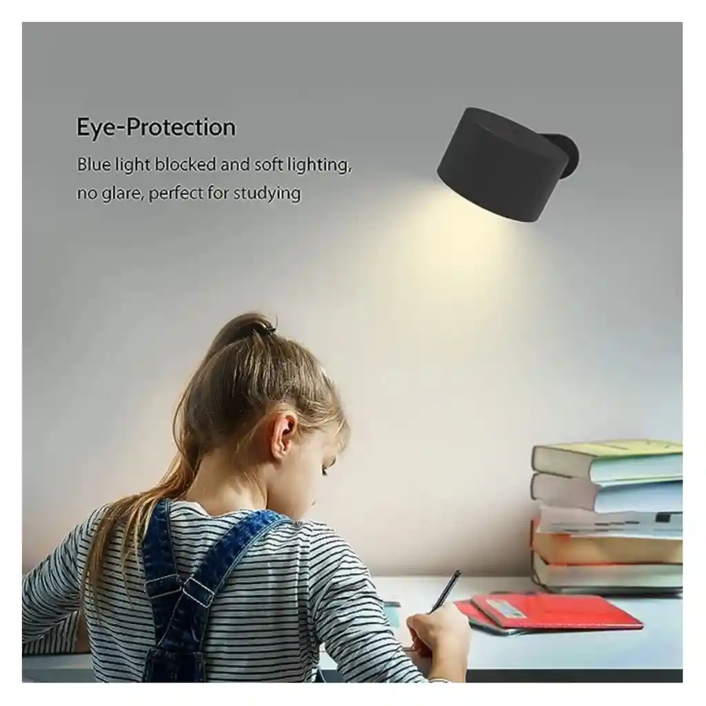 Luz Led Recargable Usb Con Imán Y Control Inalámbrico