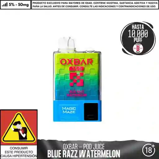 Blue Razz Watermelon - Oxbar - Magic Maze Pro 10.000 Aspiraciones