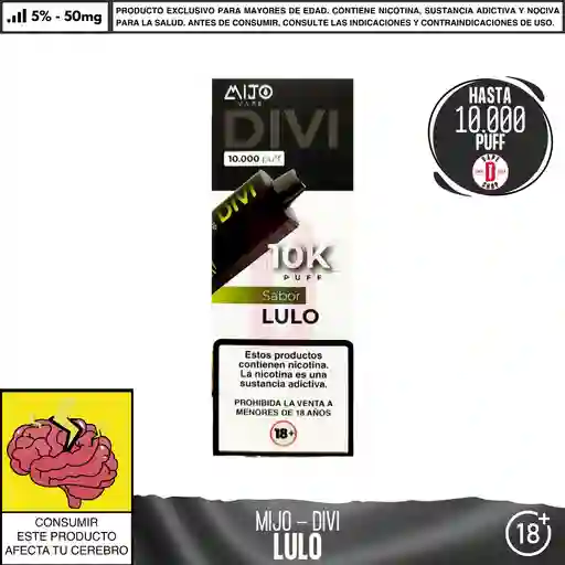 Lulo - Divi - 10000 Aspiraciones - 5%-50mg