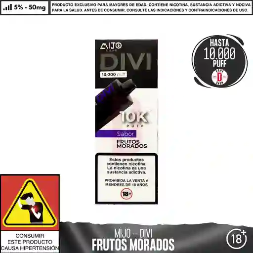 Frutos Morados - Divi - 10000 Aspiraciones - 5%-50mg