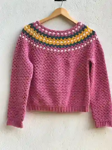 Suéter Tejido Mandala