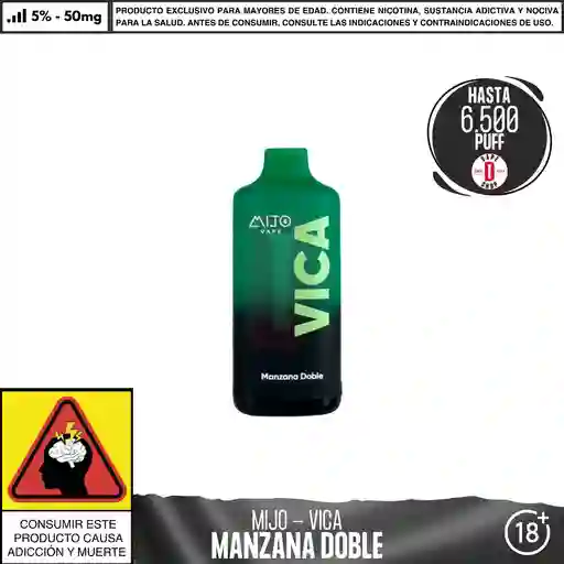 Manzana Doble - Vica 6500 Aspiraciones 5%-50mg