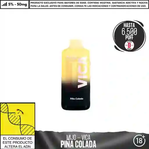 Piña Colada - Vica 6500 Aspiraciones 5%-50mg