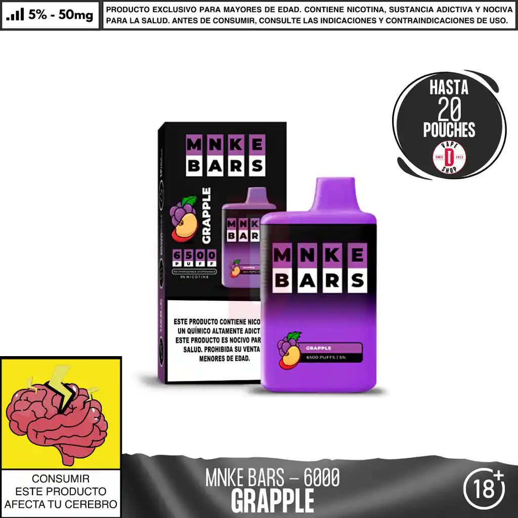 Grapple - Mnke Bars - 6500 Aspiraciones