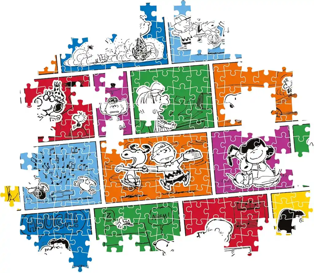 Rompecabezas 1000 Piezas Snoopy Tiras Cómicas Clementoni