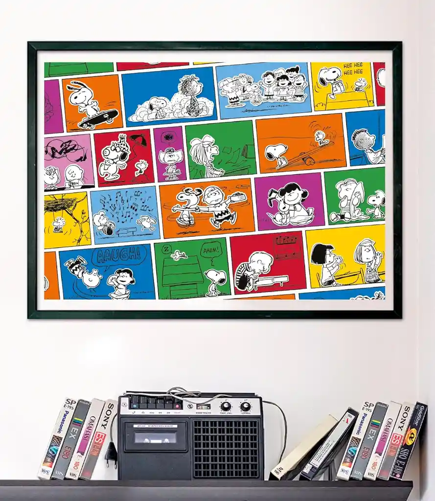 Rompecabezas 1000 Piezas Snoopy Tiras Cómicas Clementoni