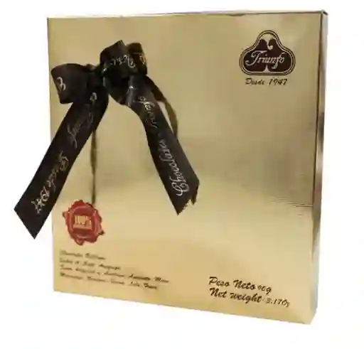 Bombones De Chocolate - Triunfo - Estuche Dorado × 90g