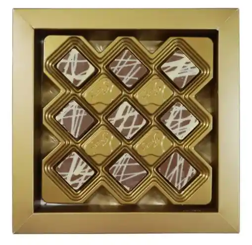 Bombones De Chocolate - Triunfo - Estuche Dorado × 90g