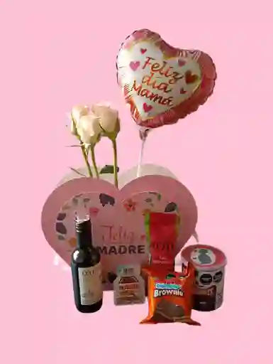 Detalle Feliz Dia De Las Madres Con Rosas