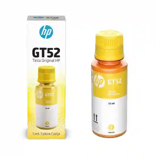Tinta Original Hp Gt52 Amarillo