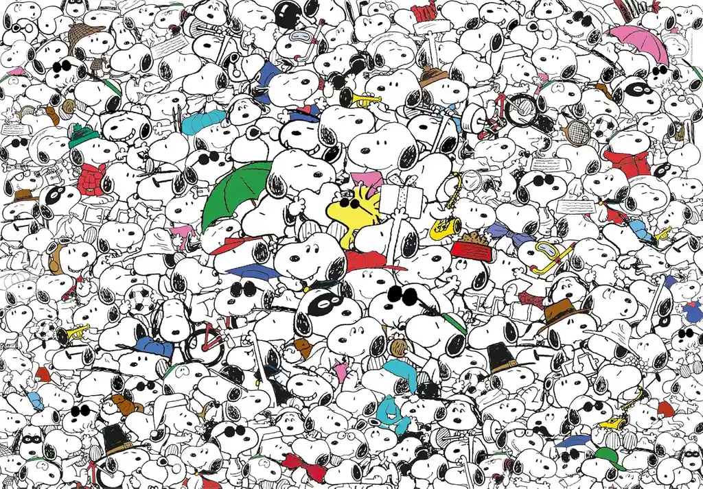 Rompecabezas 1000 Piezas Snoopy Imposible Clementoni