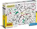 Rompecabezas 1000 Piezas Snoopy Imposible Clementoni