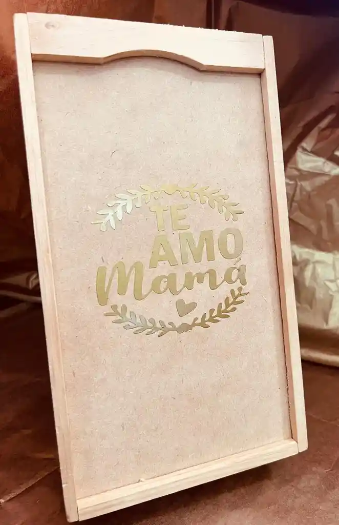 Caja De Vino Te Amo Mamá