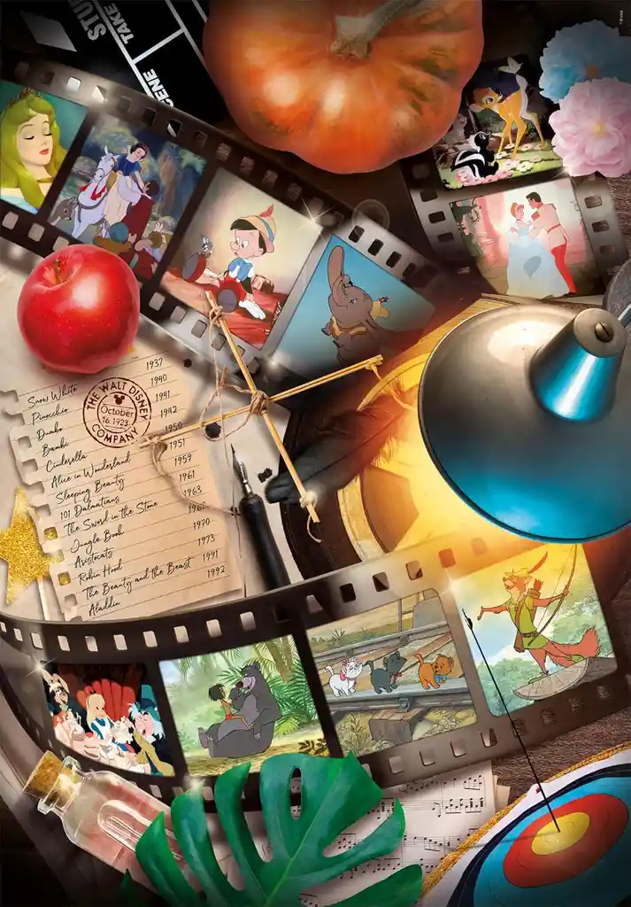 Rompecabezas 1000 Piezas Disney Recuerdos Clásicos Clementoni
