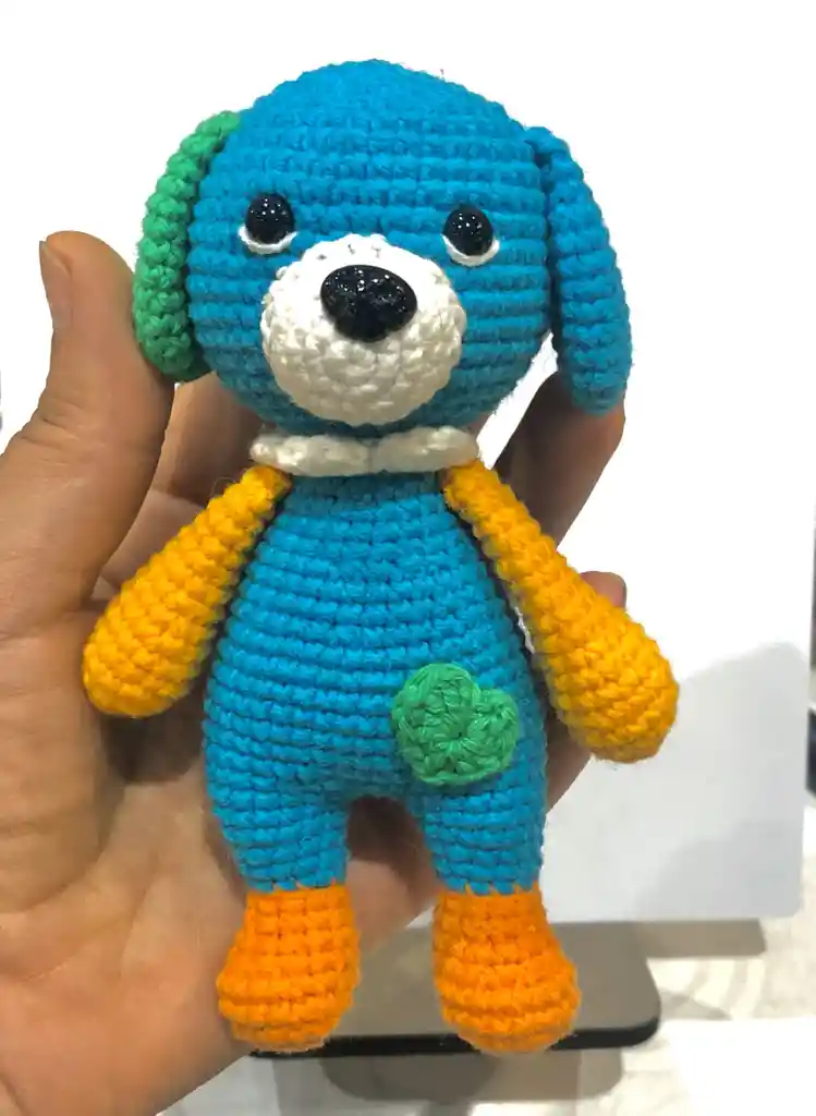 Perrito Azul Amigurumi