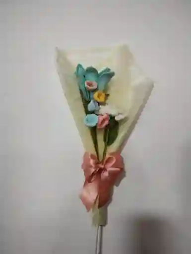 Areglo Floral Tejido