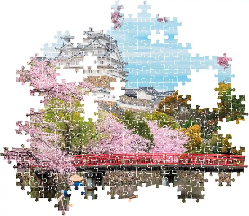 Rompecabezas 1000 Piezas Castillo Himeji Japón Clementoni