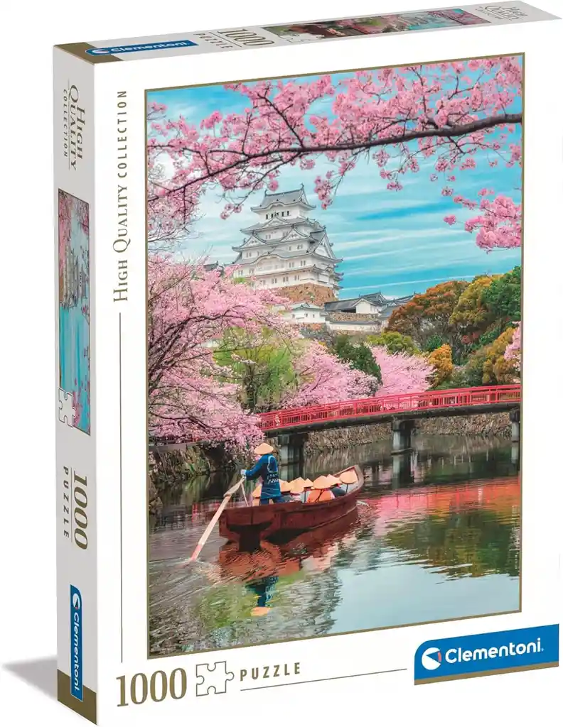 Rompecabezas 1000 Piezas Castillo Himeji Japón Clementoni